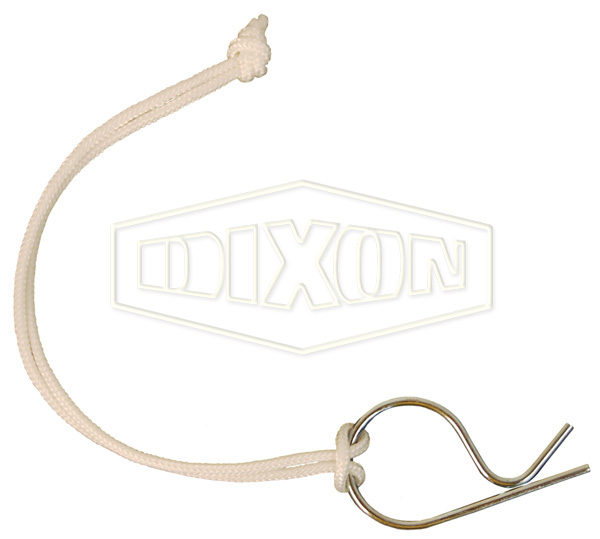 Lanyard with Clip for Boss-Lock Couplings